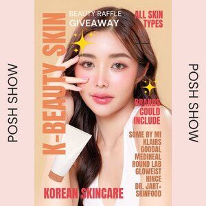 🧴 K-Beauty Posh Show ✨ Thursday, 2/5 @ 12:30pm PST / 3:30pm EST 💆‍♀️